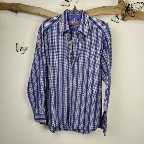 Robert graham button up shirt in cool colors - Picture 4 of 8
